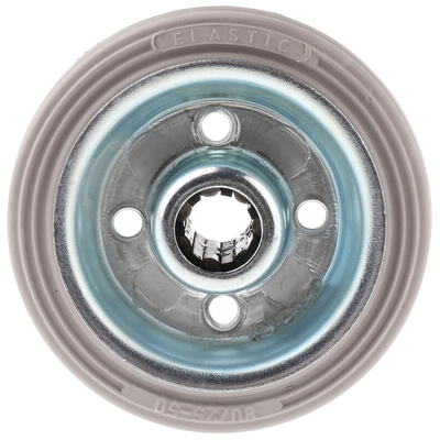 LAG Black, Grey Rubber Non-Marking, Quiet Operation, Shock Absorbing Trolley Wheel, 60kg
