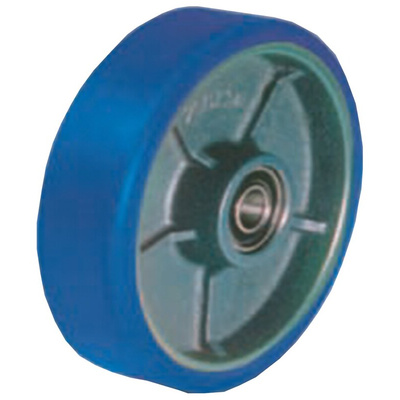 LAG Blue Polyurethane Abrasion Resistant, High Load Capacity, Laceration Resistant, Low Rolling Resistance,