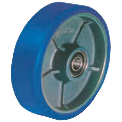 LAG Blue Polyurethane Abrasion Resistant, High Load Capacity, Laceration Resistant, Low Rolling Resistance,