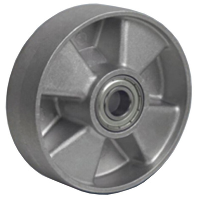 LAG Grey Aluminium High Temperature Resistant, Low Rolling Resistance Trolley Wheel, 200kg