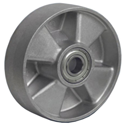 LAG Grey Aluminium High Temperature Resistant, Low Rolling Resistance Trolley Wheel, 400kg
