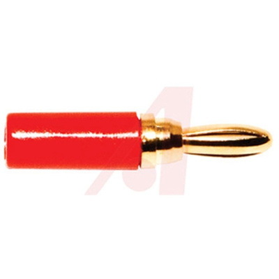 Mueller Electric Red Male Banana Plug, 5A
