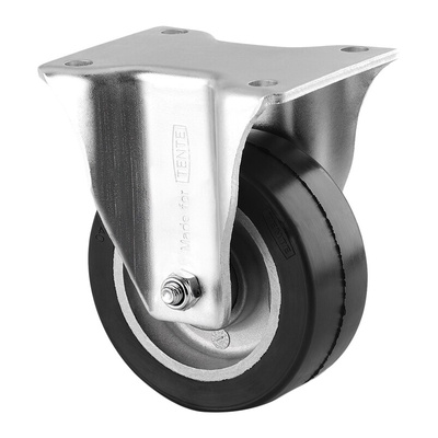 Tente Fixed Castor Wheel, 200kg Capacity, 100mm Wheel