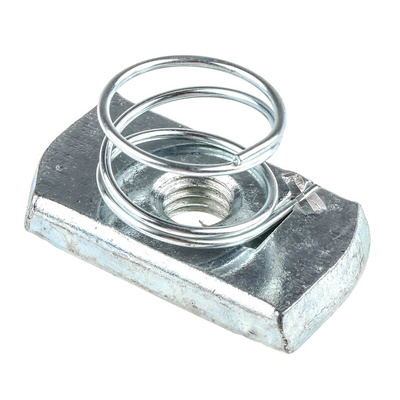Unistrut Channel Nut, M8, Nut Base Dimensions 21 x 41mm, Steel, 0.03kg
