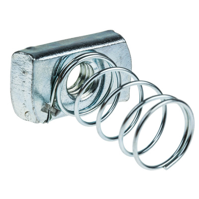 Unistrut Channel Nut, M10, Nut Base Dimensions 35 x 19 x 8mm, Steel, 0.04kg