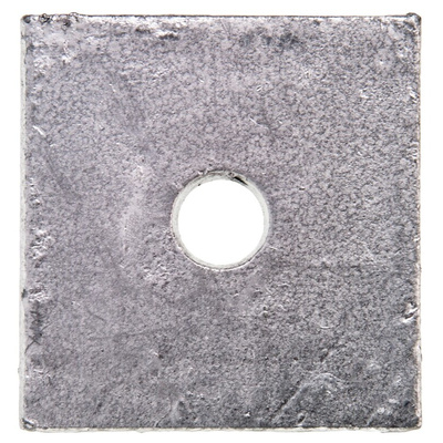 Steel Square Bracket 1 Hole, 11/32in Holes, 41.3 x 41.3mm