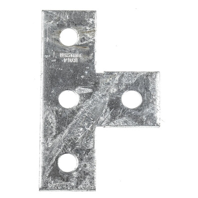 Steel T Shape Bracket 4 Hole, 14.3mm Holes, 136.5 x 88.9mm