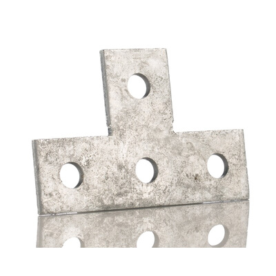 Steel T Shape Bracket 4 Hole, 14.3mm Holes, 136.5 x 88.9mm