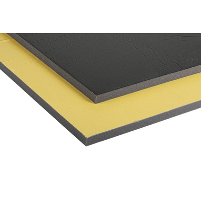 RS PRO Adhesive PUR Foam Acoustic Insulation, 1m x 600mm x 28mm