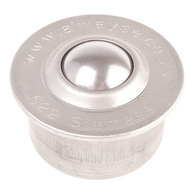 ALWAYSE Ball Transfer Unit with 22mm diameter Stainless Steel ball
