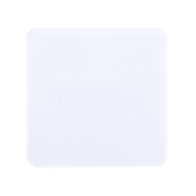 Unistrut White 0.01kg PVC End Cap, Fits Channel Size 41 x 41mm
