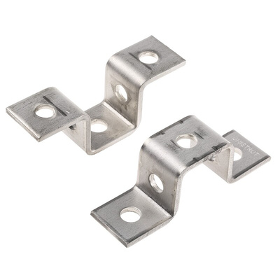 Stainless Steel U Shape Bracket 3 Hole, 长137mm 适合41 x 41 mm槽架
