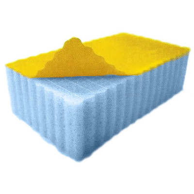 RS PRO Melamine Foam Acoustic Insulation, 1.25m x 600mm x 50mm