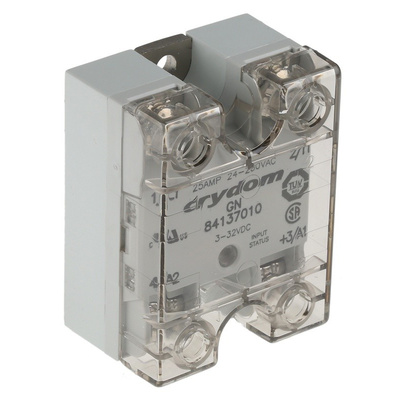 Sensata / Crydom 25 A rms Solid State Relay, Zero Crossing, Panel Mount, SCR, 280 V ac Maximum Load