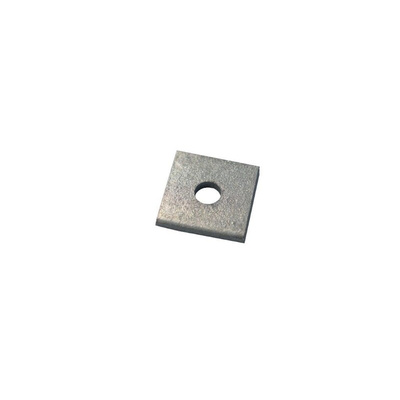 Square Bracket 1 Hole, 8mm Holes, M6 x 40 x 5mm