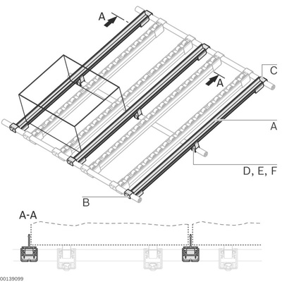 Bosch Rexroth Rail Holder Without Stop, 92mm Length x 40mm Width x 27mm Height