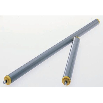 Interroll PVC Round Conveyor Roller Spring Loaded 20mm Dia. x 450mm L, Stainless Steel, 6mm Spindle, 467mm Overall