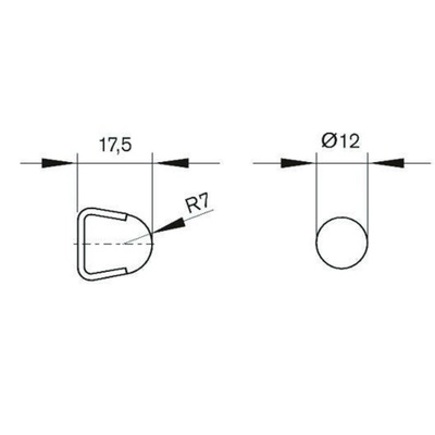 Bosch Rexroth Profile Rail, 3000mm Length x 17.5mm Width