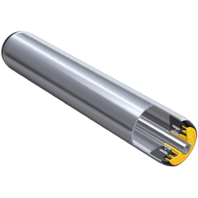Interroll Round Conveyor Roller Female 50mm Dia. x 700mm L, 3000N Load Capacity, 14mm Spindle, 710mm Overall Length