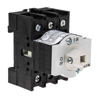Eaton 3 Pole DIN Rail Non Fused Isolator Switch - 25 A Maximum Current, 7.5 kW Power Rating, IP65