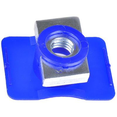 Unistrut Channel Nut, M8 x 41mm, Nut Base Dimensions 45 x 34mm, Zinc Plated Steel, 0.03g