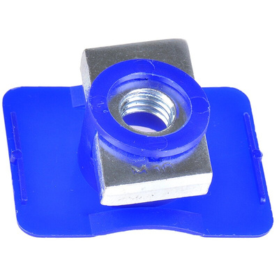 Unistrut Channel Nut, M10 x 41mm, Nut Base Dimensions 45 x 34mm, Zinc Plated Steel, 0.03g