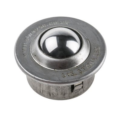 ALWAYSE Ball Transfer Unit with 15.8mm diameter Stainless Steel ball