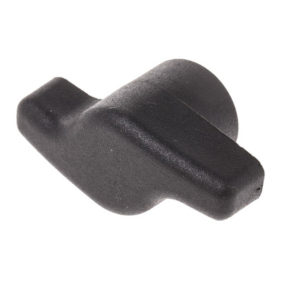 RS PRO Black Wing Clamping Knob, M10, Threaded Hole