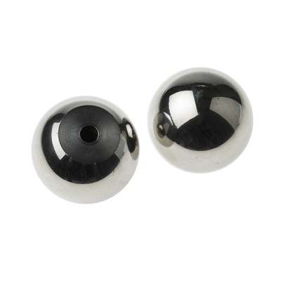RS PRO Silver Ball Clamping Knob, 6 mm, Threaded Hole