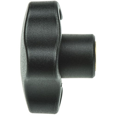 Elesa 69953 Black Multiple Lobes Clamping Knob, M8, Threaded Hole