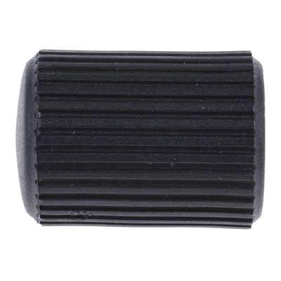 RS PRO Black Knurled Clamping Knob, M6, Threaded Hole