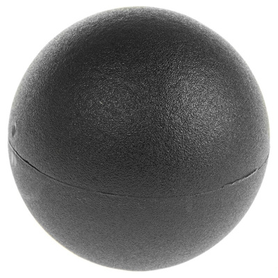 RS PRO Black Ball Clamping Knob, M8, Threaded Hole
