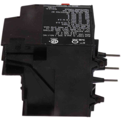 Eaton ZE Overload Relay 1NO + 1NC, 0.6 → 1 A F.L.C, 1 A Contact Rating, 6 W, 600 Vac