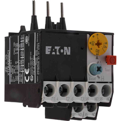 Eaton ZE Overload Relay 1NO + 1NC, 0.6 → 1 A F.L.C, 1 A Contact Rating, 6 W, 600 Vac