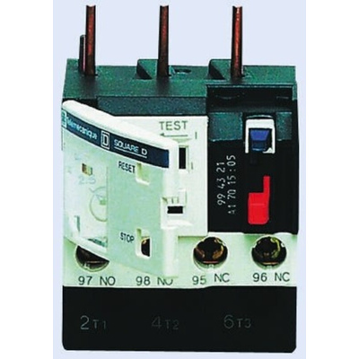 Schneider Electric LRD Thermal Overload Relay, 7 → 10 A F.L.C, 10 A Contact Rating, TeSys