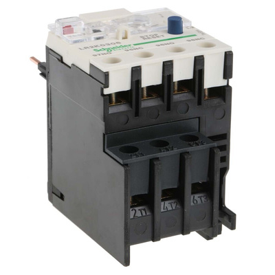 Schneider Electric LR2K Thermal Overload Relay 1NO + 1NC, 0.8 → 1.2 A F.L.C, 1.2 A Contact Rating, 100 W, 250 V