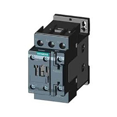 Siemens 3RT2 Control Relay 3NO, 17 A F.L.C, 40 A Contact Rating, 400 Vac, 3P, SIRIUS