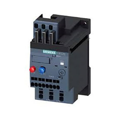 Siemens 3RU2 Overload Relay 1NO + 1NC, 0.4 A F.L.C, 3 A Contact Rating, 3P, SIRIUS Innovation