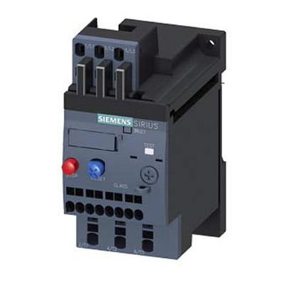Siemens 3RU2 Overload Relay 1NO + 1NC, 10 A F.L.C, 3 A Contact Rating, 3P, SIRIUS Innovation