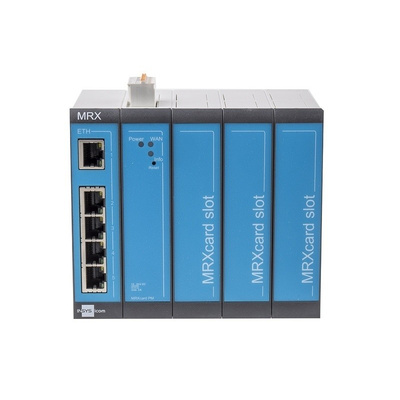 Insys Microelectronics Industrial Router, 5 ports - RJ45 Connections, 10/100Mbit/s Transmission Speed DIN Rail