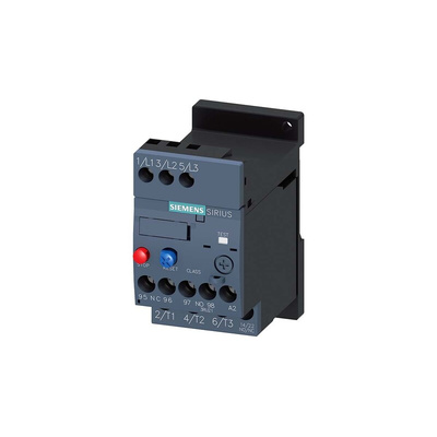 Siemens Overload Relay 1NO + 1NC, 3.2 A Contact Rating, 1.1 kW, 690 Vac, 3P, SIRIUS