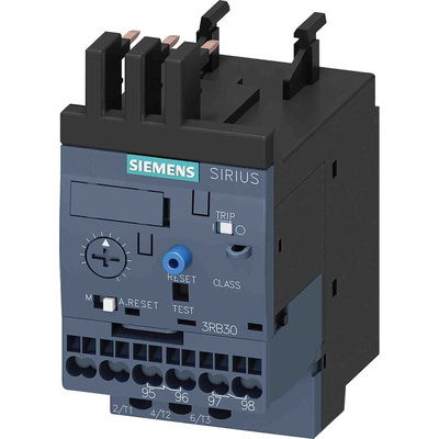 Siemens Overload Relay 1NC + 1NO, 16 A F.L.C, 16 A Contact Rating, 11 kW, 690 Vac, TP, SIRIUS