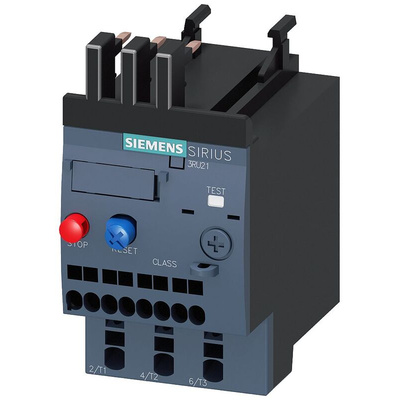 Siemens Overload Relay, 1 A F.L.C, 1 A Contact Rating, 0.25 kW, 0.37 kW, 0.55 kW, 690 V, SIRIUS