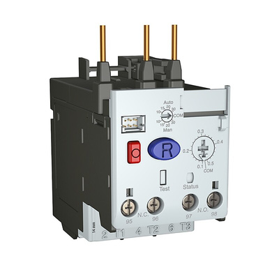 Rockwell Automation Overload Relay 1NC + 1NO, 0.1 → 0.5 A F.L.C, 500 mA Contact Rating, 3P, Bulletin