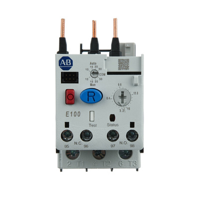 Rockwell Automation Overload Relay 1NC + 1NO, 3.2 → 16.0 A F.L.C, 16 A Contact Rating, 3P, E100