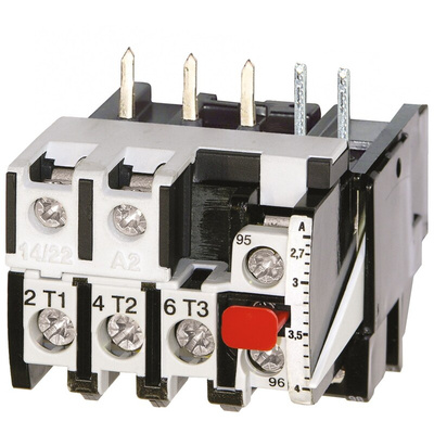 Omron Thermal Overload Relay 1NC + 1NO, 10 A F.L.C, 44.419 kA Contact Rating, 44.301 kW, 690 Vac, J7TKN Series