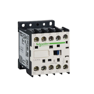Schneider Electric Control Relay 2NO + 2NC, 10 A Contact Rating, DPST, TeSys