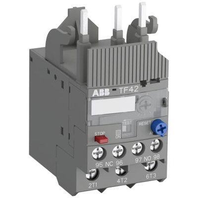 ABB Thermal Overload Relay 1NC/1NO, 0.10 → 0.13 A F.L.C, 130 mA Contact Rating, 600 V dc, 3P, Thermal Overload