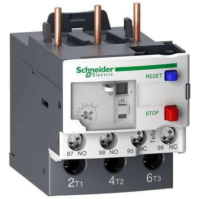 Schneider Electric Thermal Overload Relay 1 NO + 1 NC, 12 → 18 A F.L.C, 5 A Contact Rating, TeSys