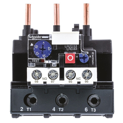 Schneider Electric LRD Thermal Overload Relay 1NO + 1NC, 30 → 40 A F.L.C, 40 A Contact Rating, 3P, TeSys